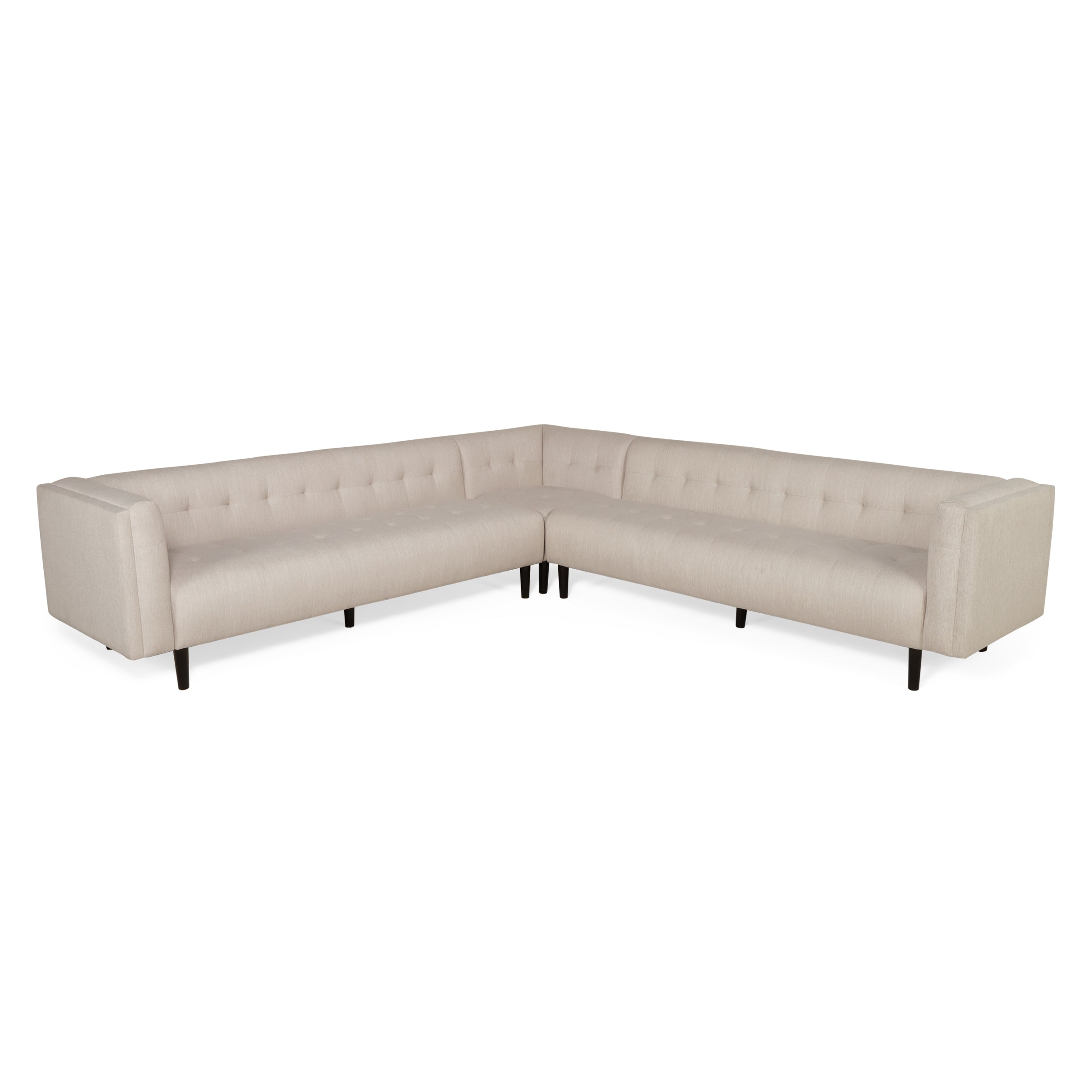 Konnor Contemporary Upholstered 3 Piece Sectional Sofa Set