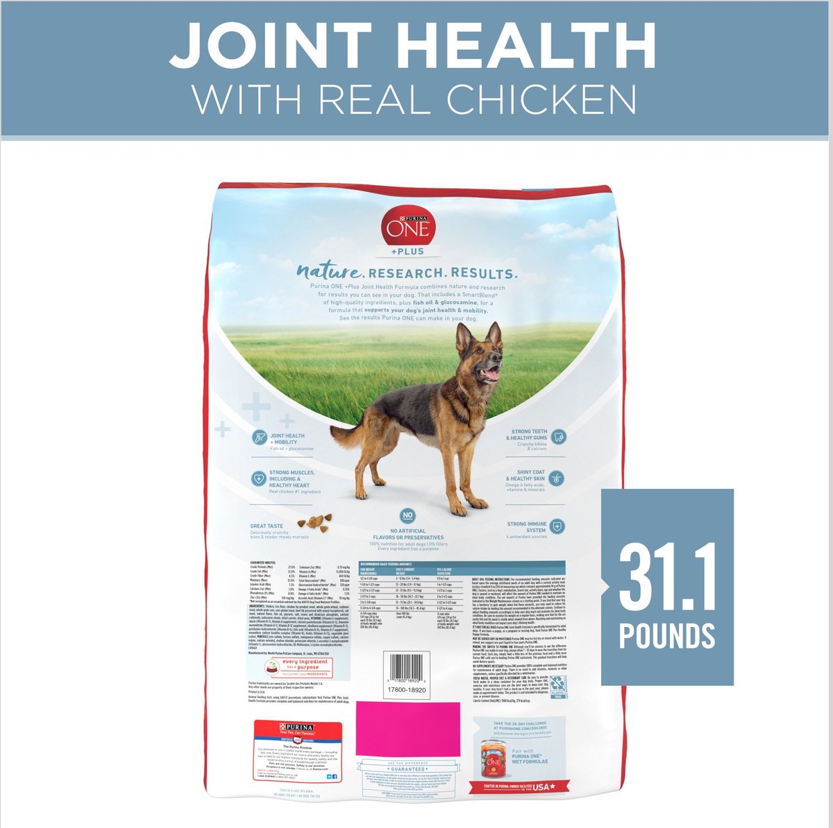 Purina ONE +Plus Adult Joint Health Formula Dry Dog Food