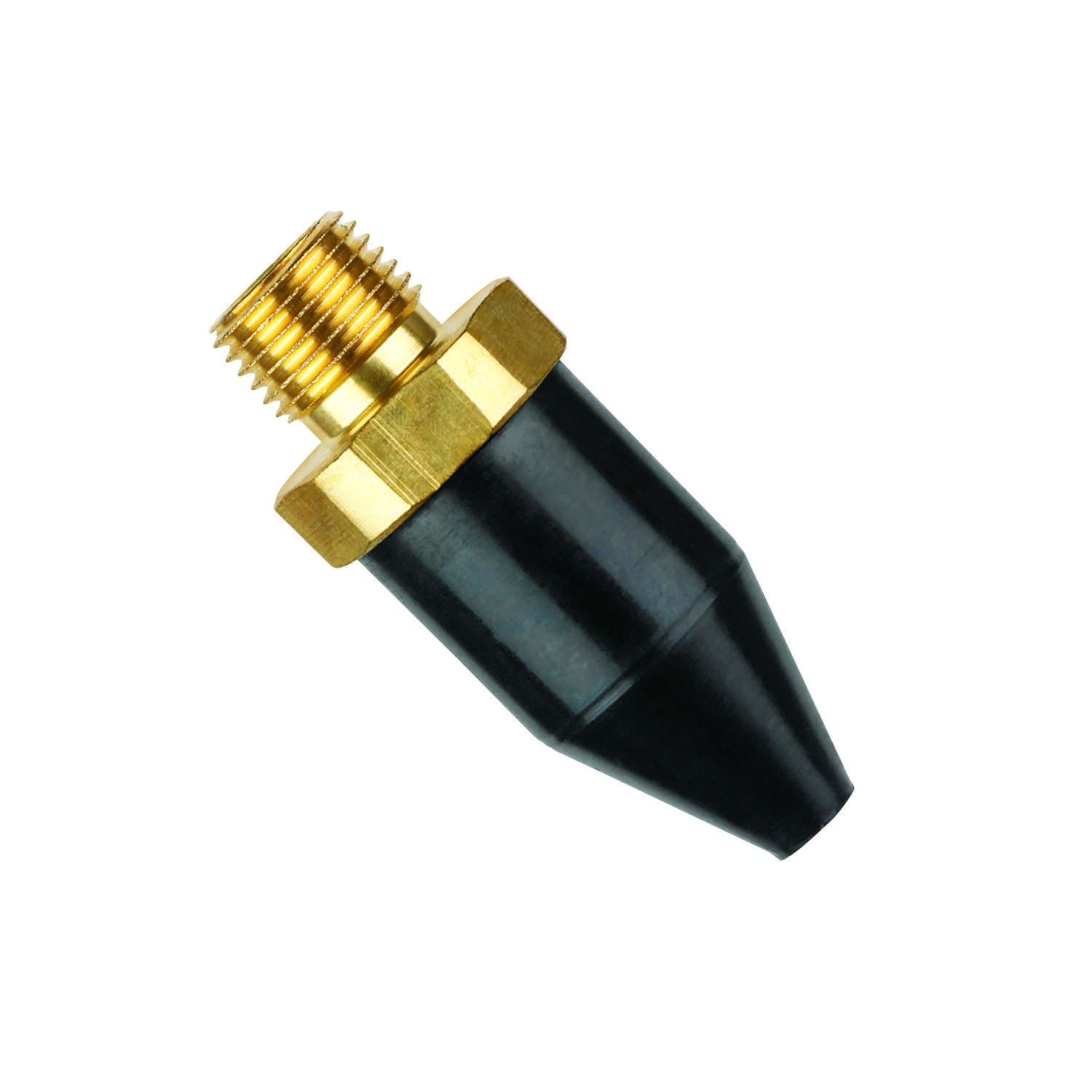 Tru-Flate Brass Air Blow Gun Rubber Tip 1/8 in.