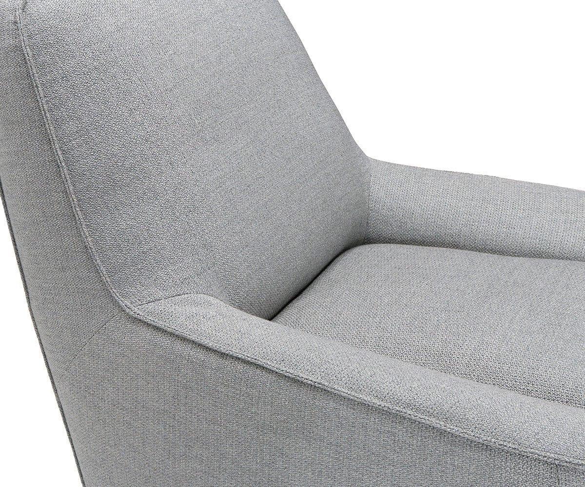 Rost Swivel Chair - Light Grey/Blue