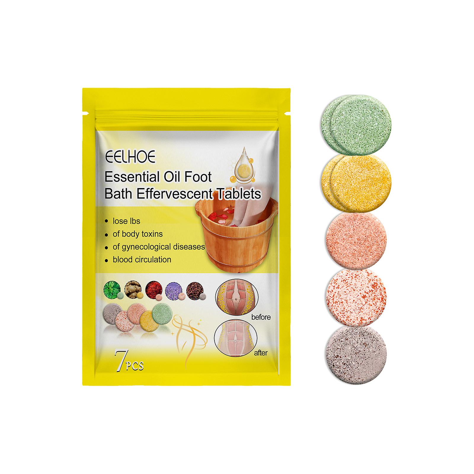 Body Shaping Foot Bath Effervescent Tablets Ginger Foot Soak Tablets Firm Belly Fat To Drive Away Cold Sleep And Beauty