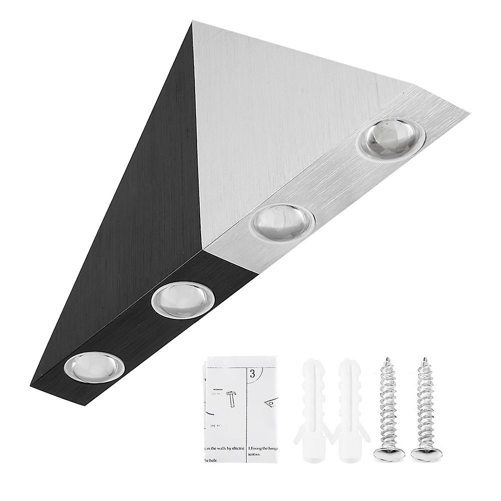 AC85-265V 5W LED Wall Light Triangle Sconce Lamp for Home Bedroom Bar Cafe Warm White