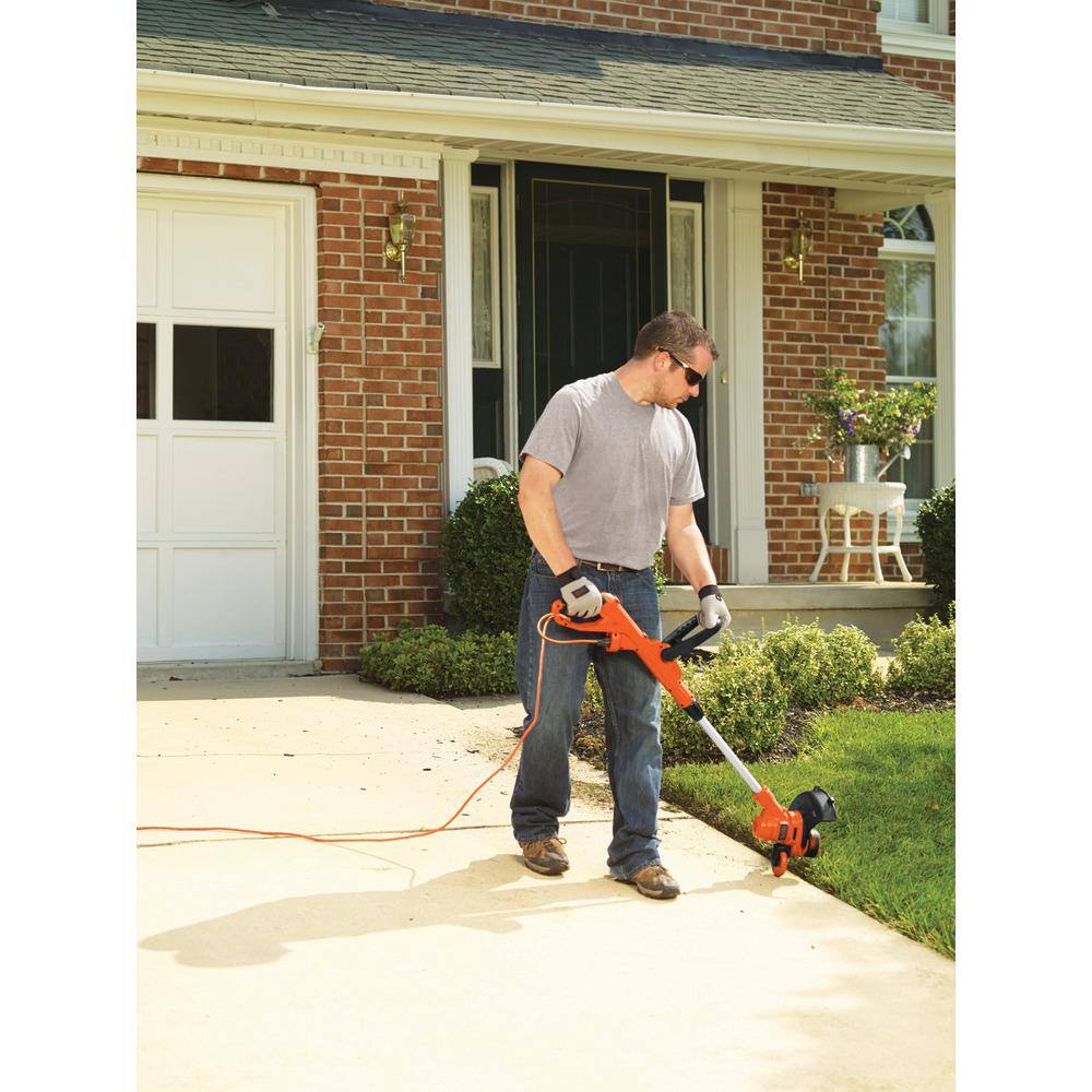 14 in. 6.5 AMP Corded Electric Single Line 2-in-1 String Trimmer & Lawn Edger with Automatic Feed and POWERDRIVE