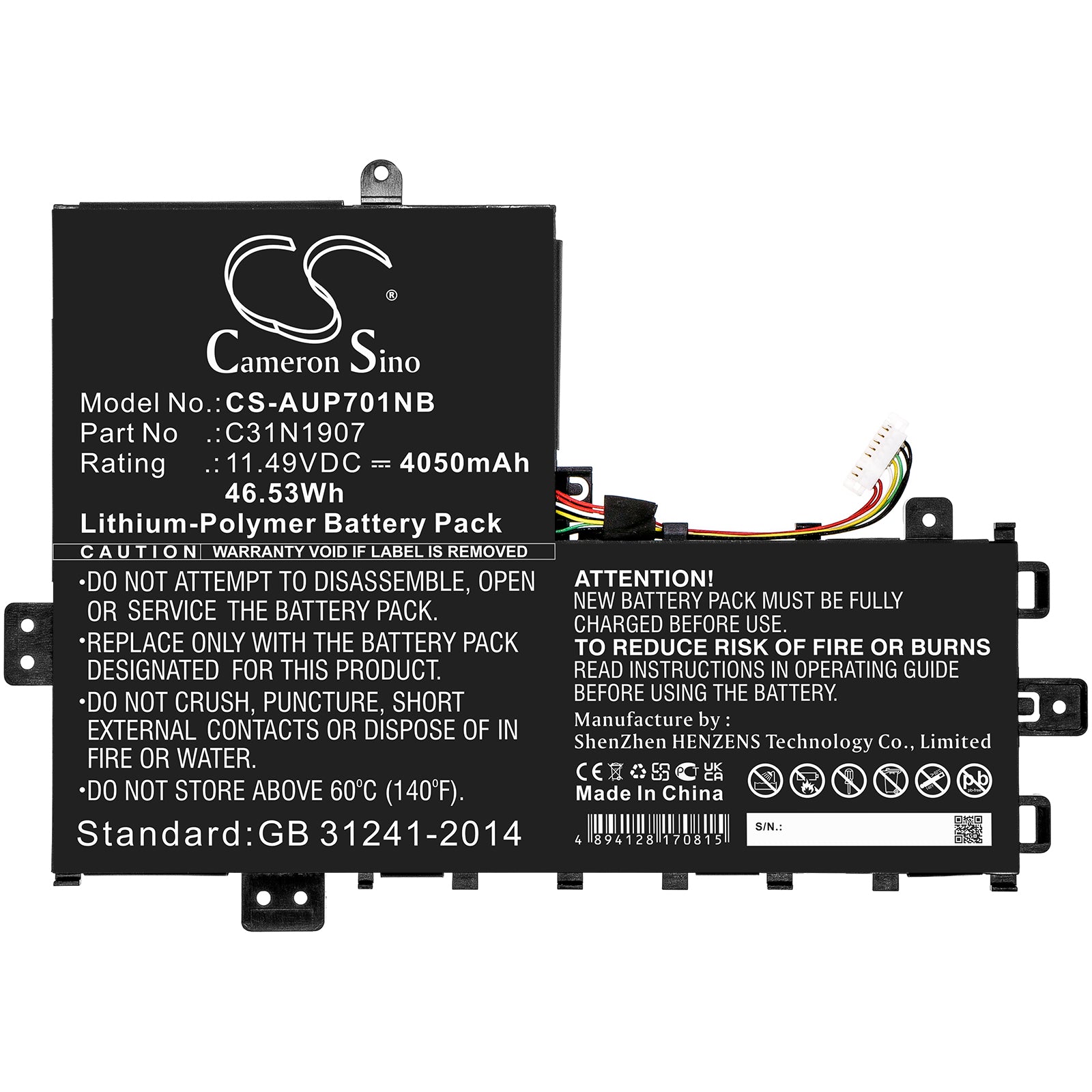 Asus Business P1701DA Business P1701DAAU017R Busi Replacement Battery BatteryClerkcom Laptop and Notebook