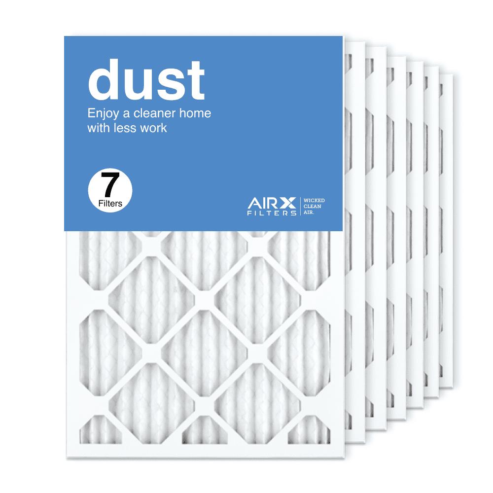 AIRx Filters 16x25x1 Air Filter MERV 8 Pleated HVAC AC Furnace Air Filter， Dust 7-Pack Made in the USA