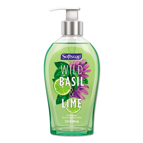 Colgate Palmolive Softsoap Premium Liquid Hand Soap | Basil， Lime， 13 oz， 4