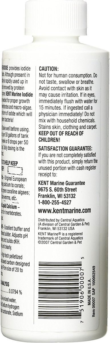 Kent Marine Iodide Reef Aquarium Supplement