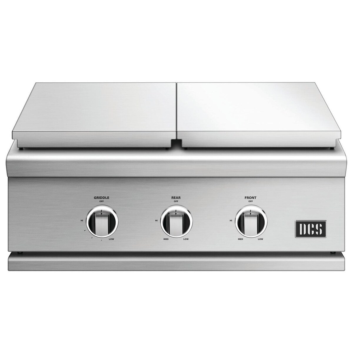 DCS Series 9 30-Inch Natural Gas Double Side Burner with Griddle