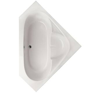 Hydro Systems Studio 60 in. Corner Drop-in Non-Whirlpool Bathtub in White STU5959ATOW