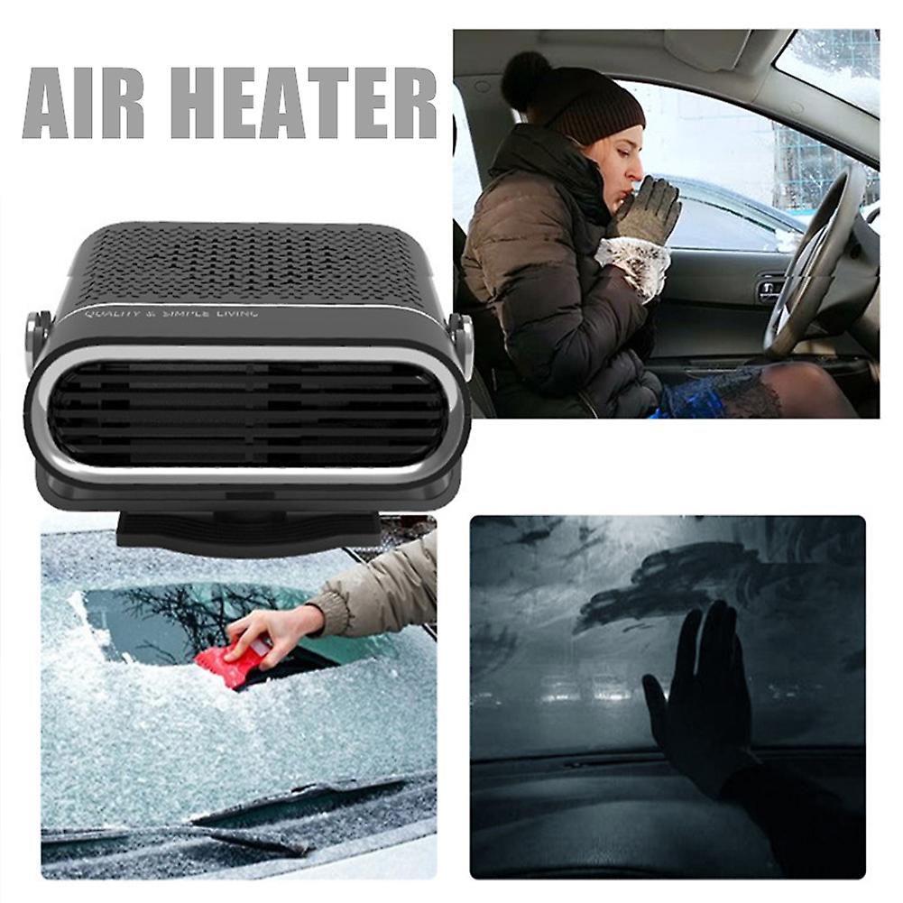 Born Pretty 12v 24v 260w Portable Auto Heater Defroster Demister Heater 360 Degree Abs Heating Cooling Fan For Cars Trucks Car Accessories