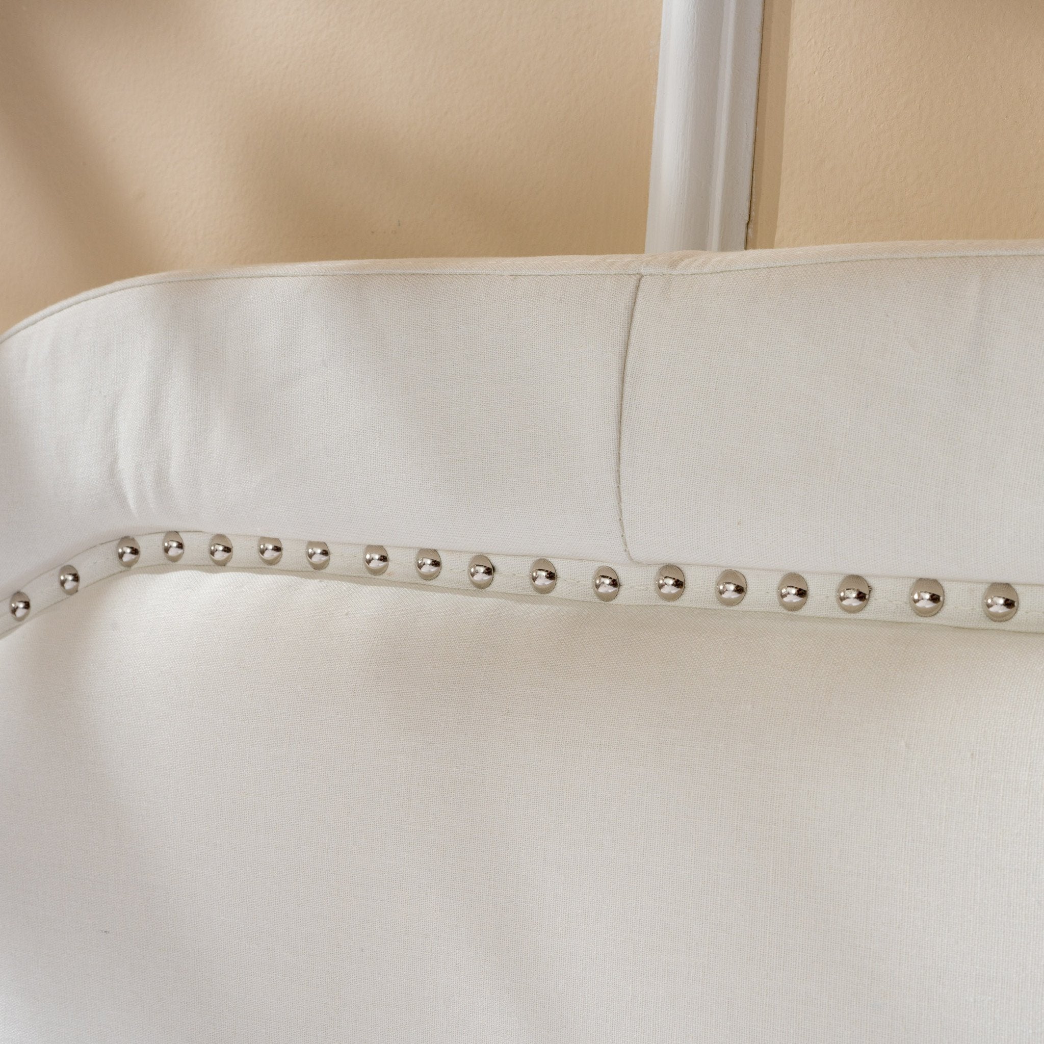 Kiera Ivory Fabric Queen/ Full Headboard