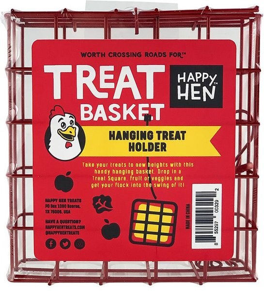 Happy Hen Treats Chicken Square Treat Basket