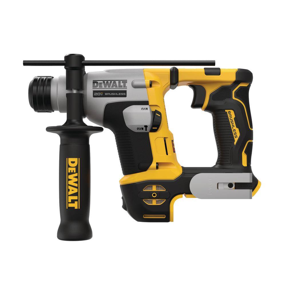 DW ATOMIC 20V MAX Cordless Brushless Ultra-Compact 58 in. SDS Plus Hammer Drill (Tool Only) DCH172B