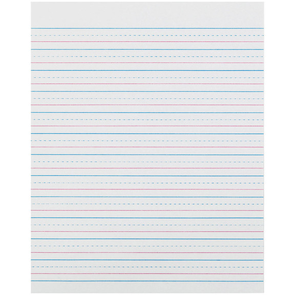 Pacon PACZP2413 Zaner Bloser 1/2In Ruled Sulphite ...