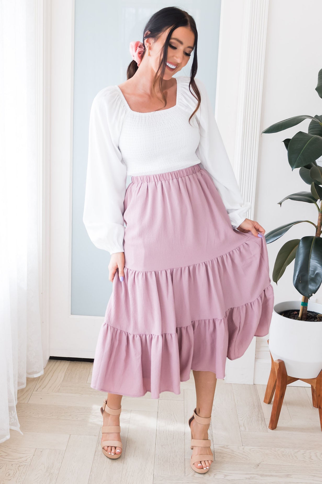 Happy Is Forever Modest Tier Skirt