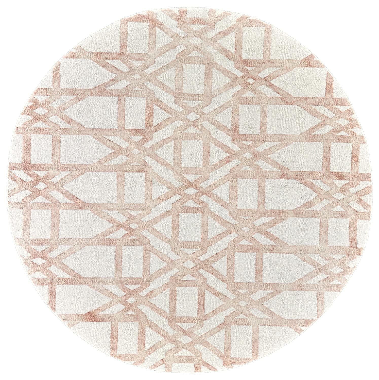 Marengo Hand Tufted Pink and Ivory Rug by BD Fine