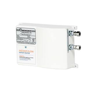 Chronomite Instant-Flow SR-Low Flow 240-Volt 4800-Watt 0.35 GPM Point of Use Electric Tankless Water Heater 20 Amp SR-20L240-I