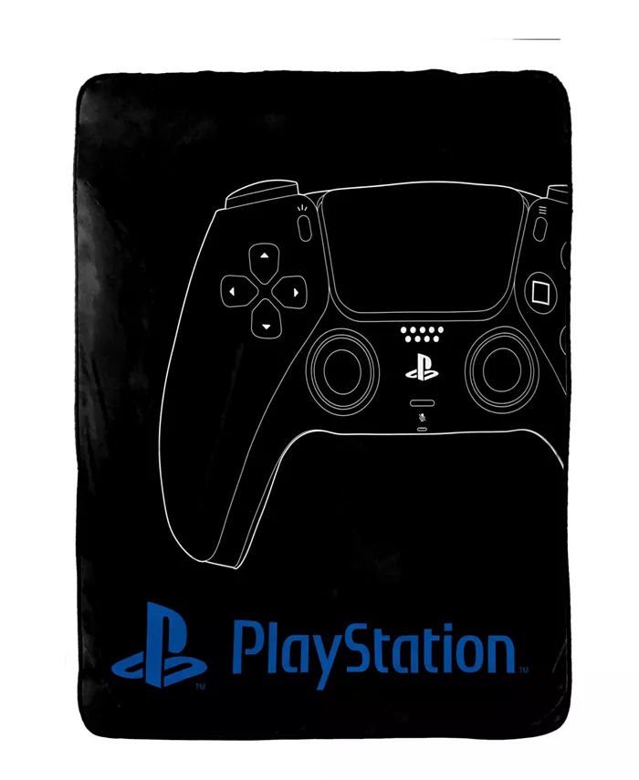 Jay Franco PlayStation Vintage-Like Hardware Silk Touch Throw， 60 x 46