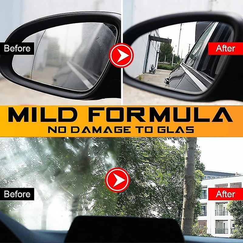 Born Pretty Car Glass Oil Film Removing Paste With Sponge Brush Windshield Window Glass Polishing Cleaner Cleaning Cream Set