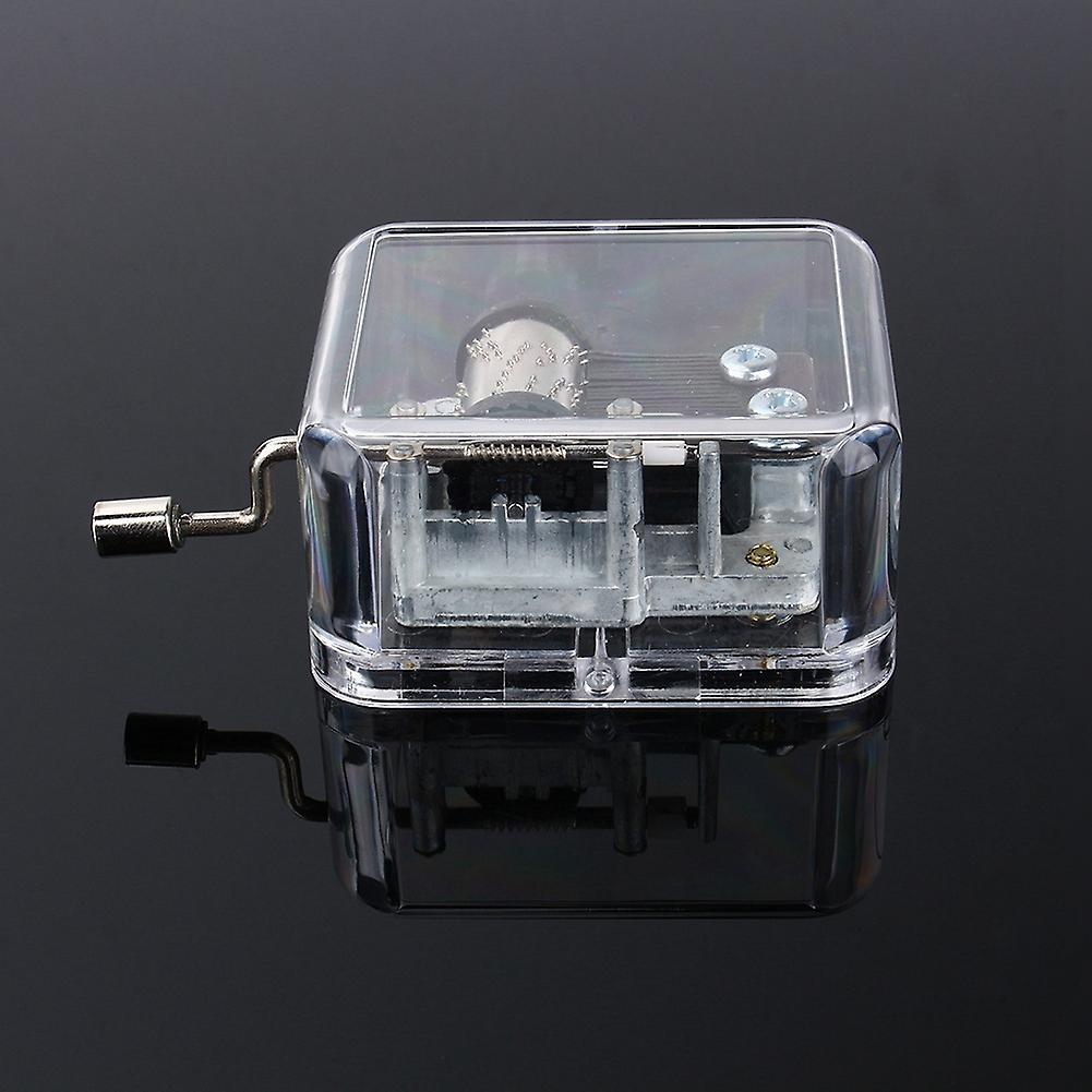 Mini Exquisite Hand Crank Musical Box Fashion 18 Notes Movement Music Box Gifts For Children