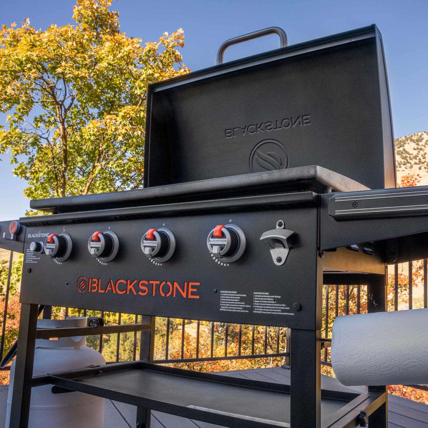 Blackstone 4 Burner Liquid Propane Outdoor Griddle Black