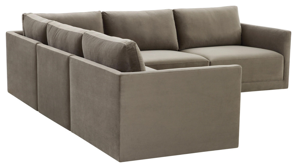 Willow Modular L Sectional   Transitional   Sectional Sofas   by TOV Furniture  Houzz