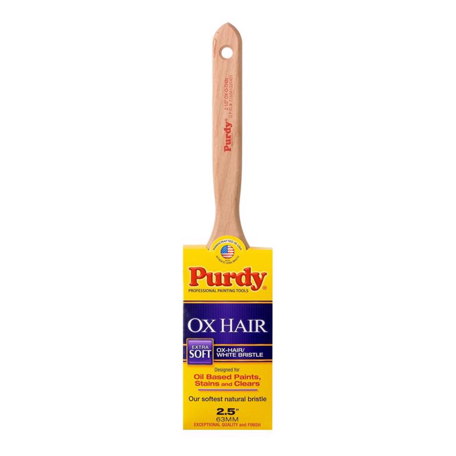 Purdy Ox-O-Thin 2-1/2 in. Extra Soft Flat Trim Paint Brush