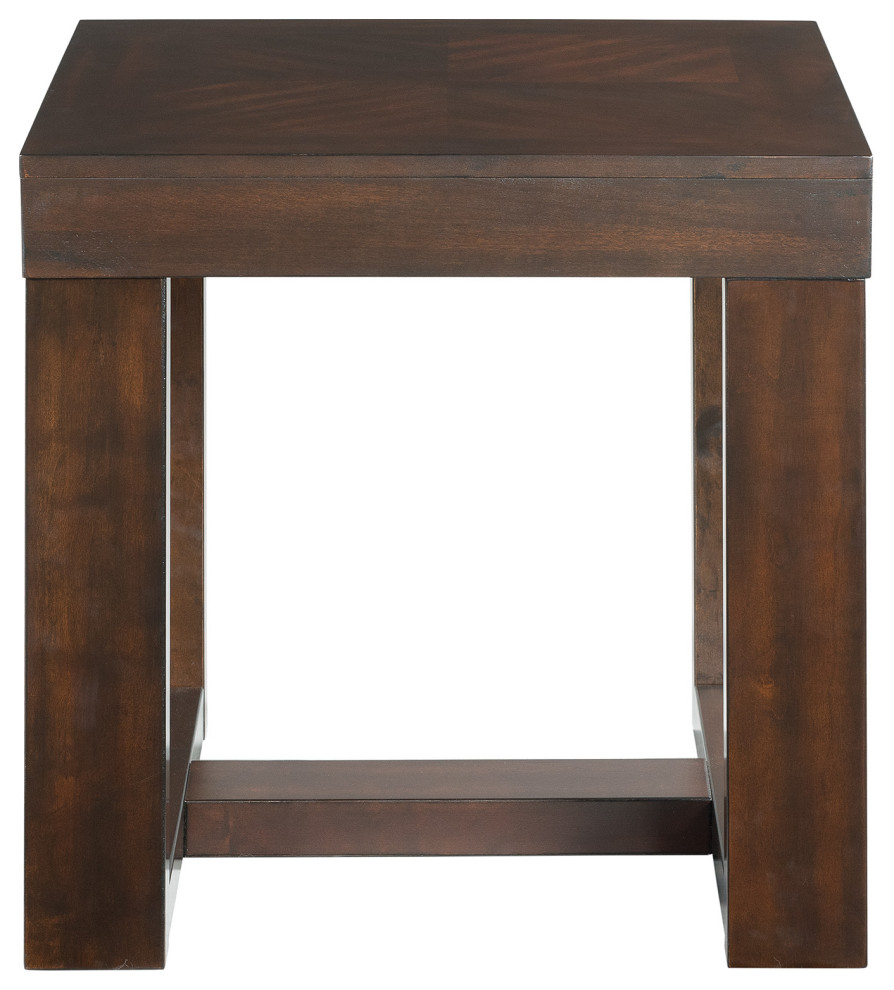 Drew Square End Table   Transitional   Side Tables And End Tables   by Picket House  Houzz