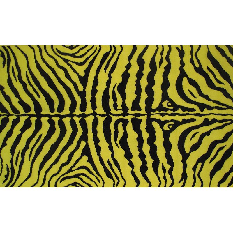 Fun Rugs Fun Time Zebra Skin Print Rug