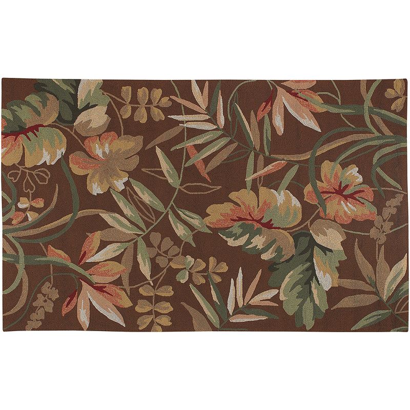 Couristan Boca Retreat Floral Indoor Outdoor Rug