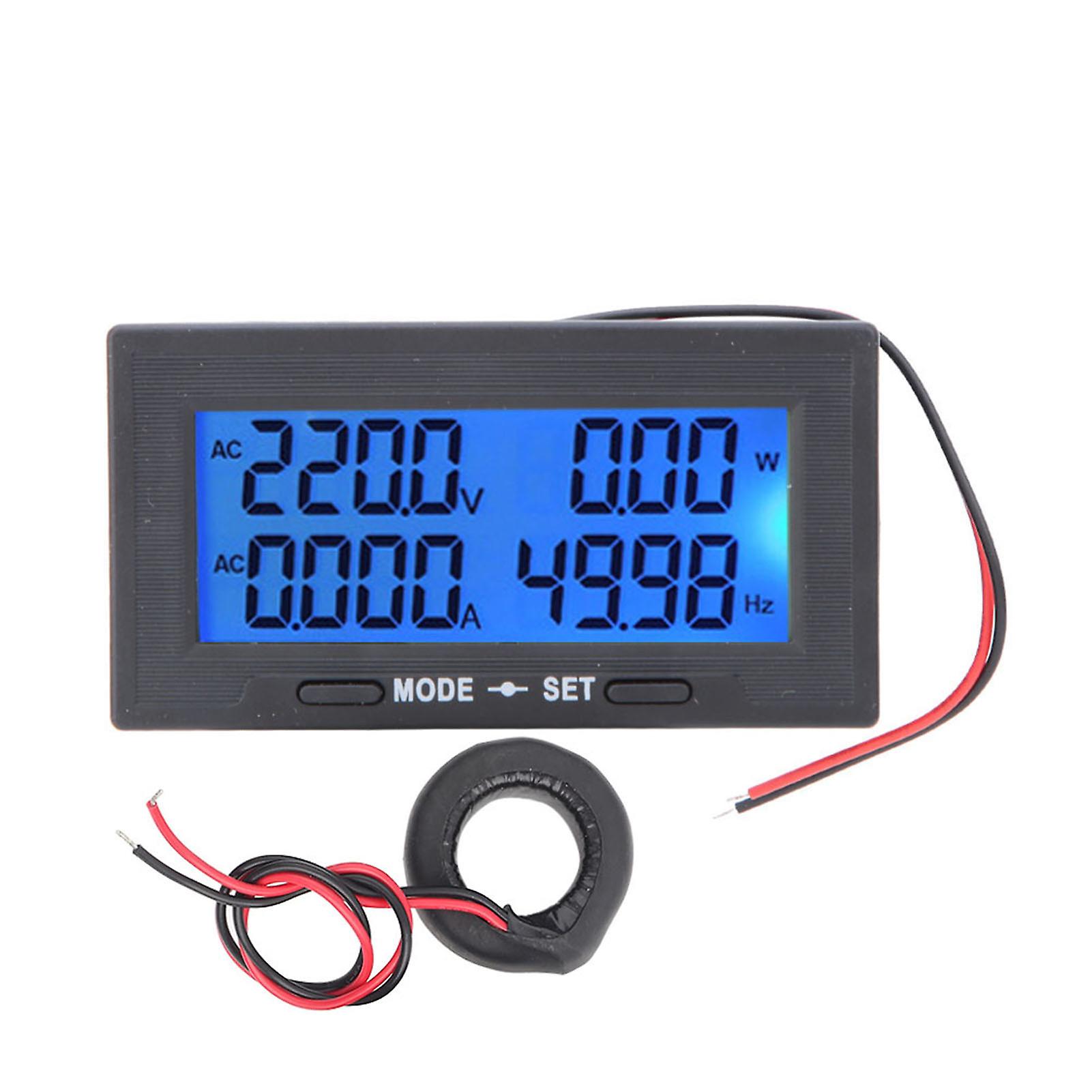 Yb5142dm 0-500v Intelligent Digital Lcd Display Ac Voltage Current Tester Meter (#2)