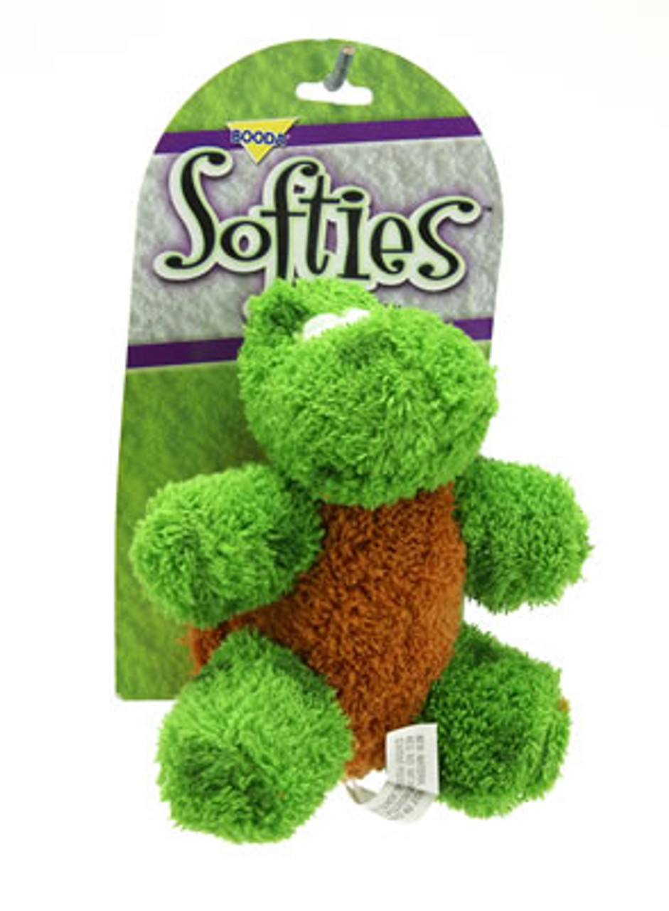 Booda Softies Terrytoby Turtle Dog Toy