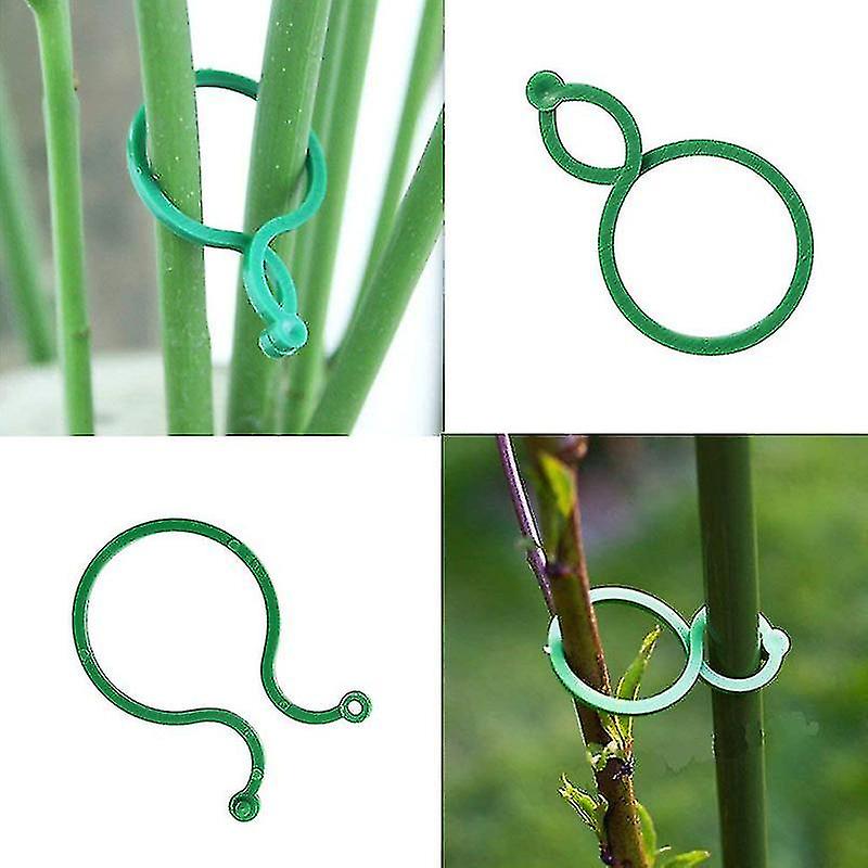 50pcs Plant Climbing Wall Fixture Clips Self-adhesive Hook Vines Traction Clips Invisible Holder Garden Green