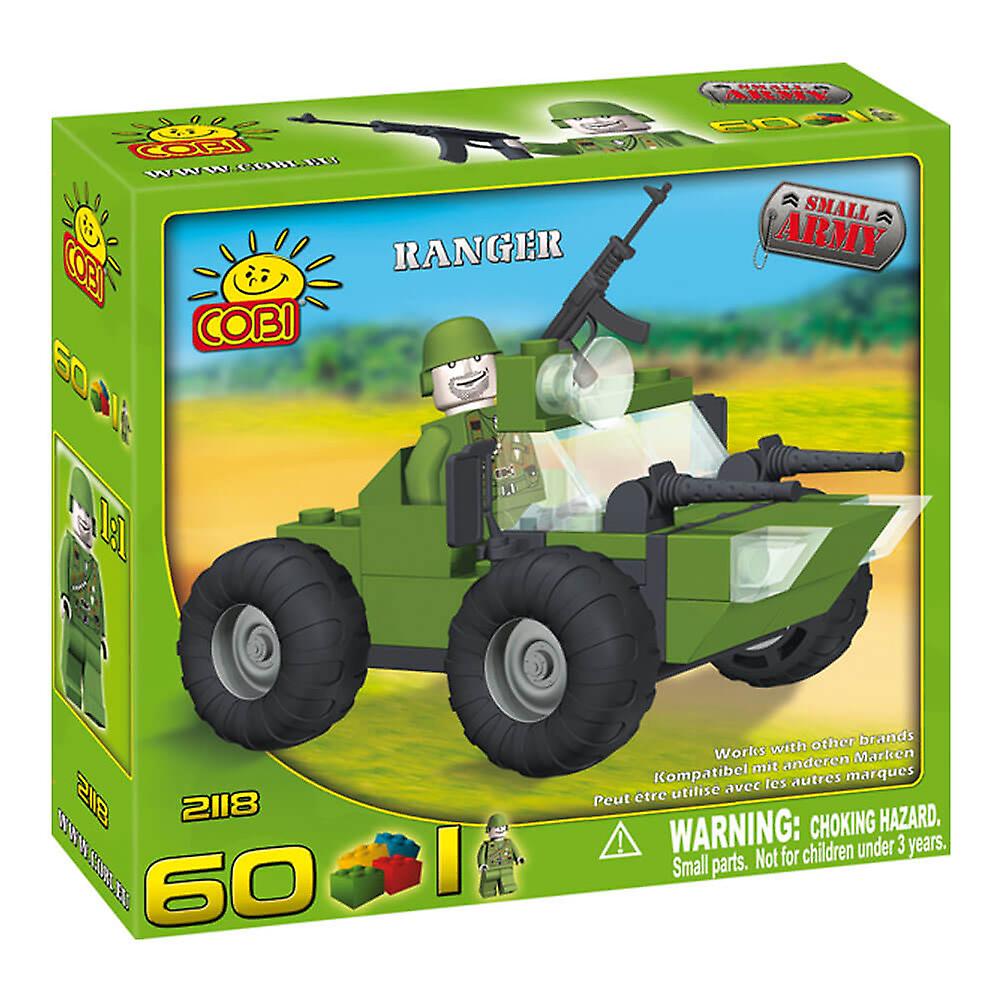 Small Army 60 Piece Ranger Military Vehicle Construction Set