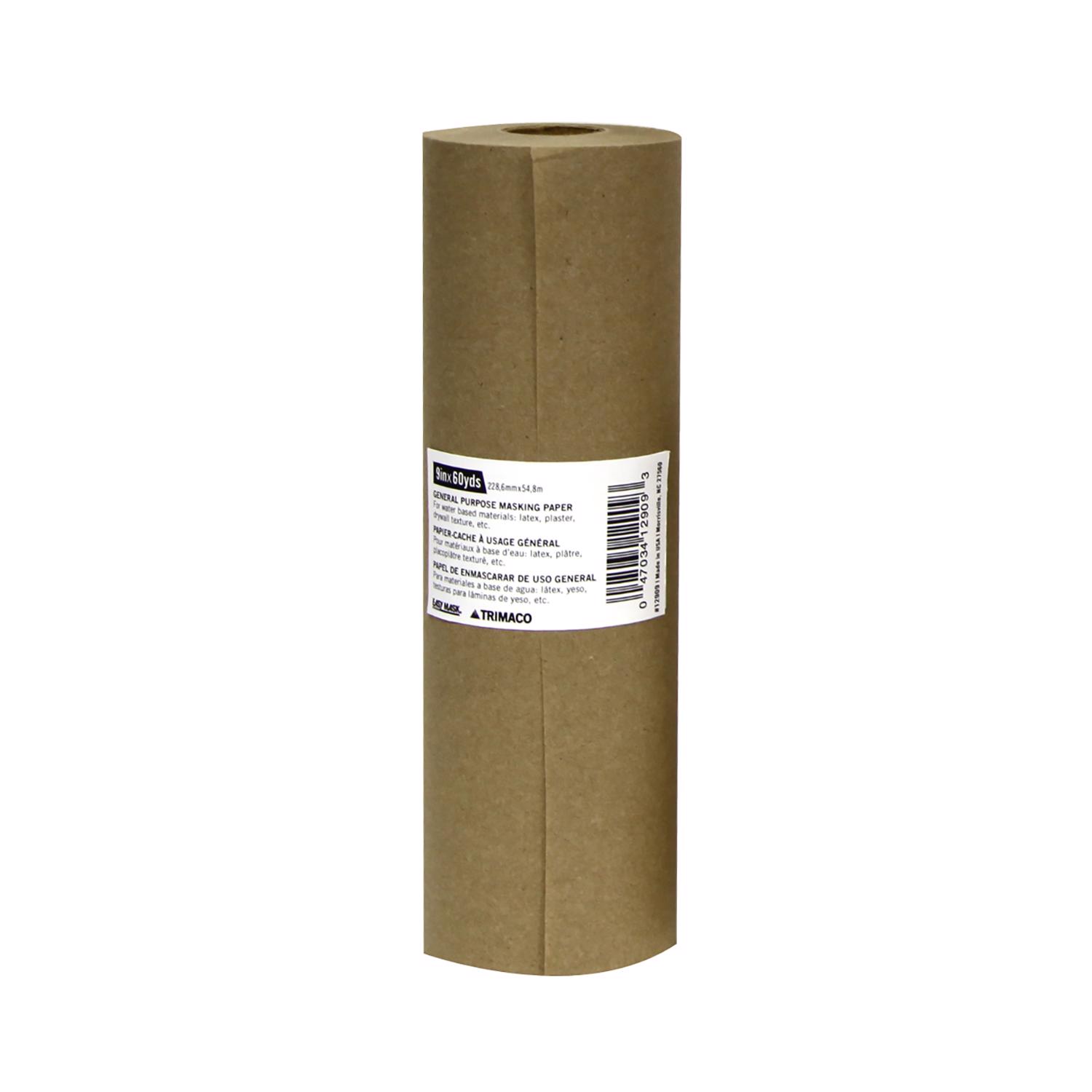 Trimaco 9 in. W X 60 ft. L Paper Masking Paper 1 pk