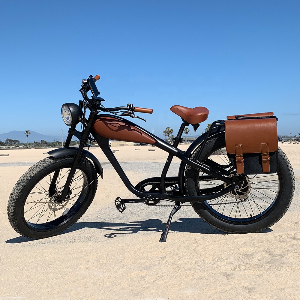 26inch Vintage electric bicycle 48v 500w/ 750w fat tire e bike electric chopper bicycles for sale