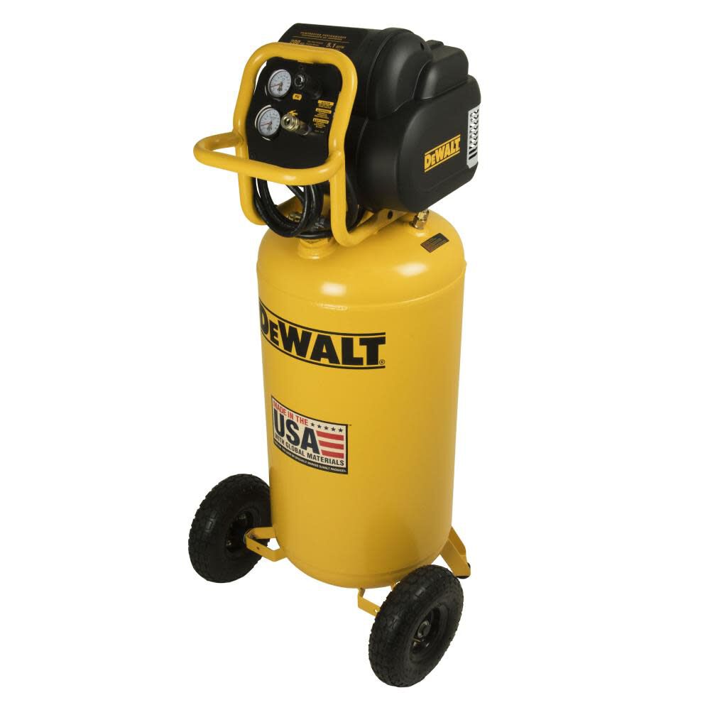 DEWALT 27 Gallon 200 PSI Portable Vertical Electric Air Compressor DXCM271 from DEWALT