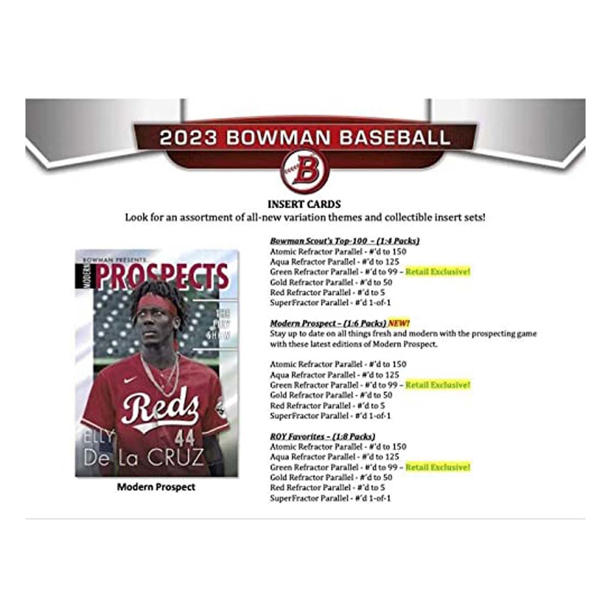 2023 Topps Bowman MLB Baseball Trading Cards Blaster Box