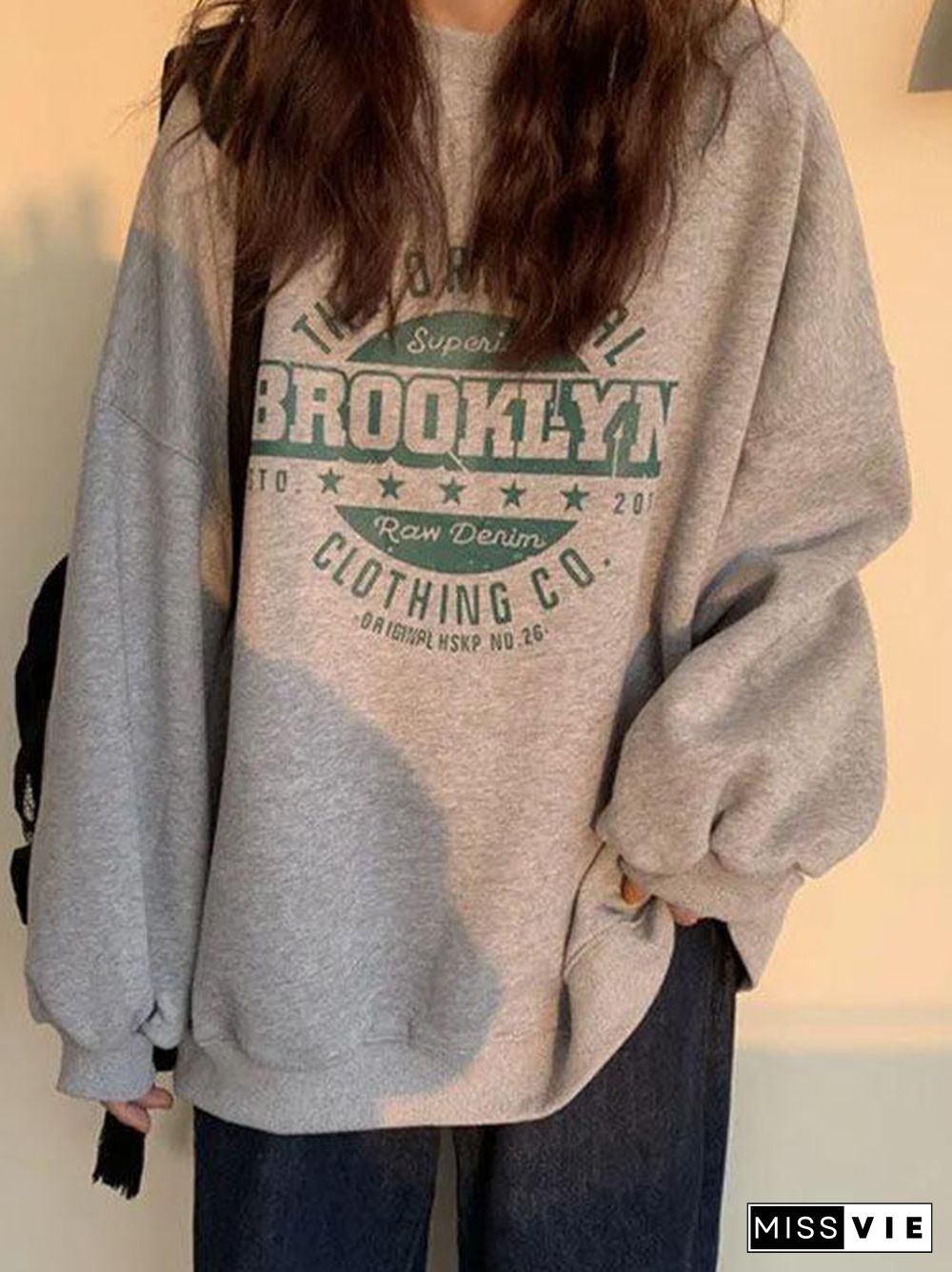 Brooklyn Graphic Crew Sweatshirt