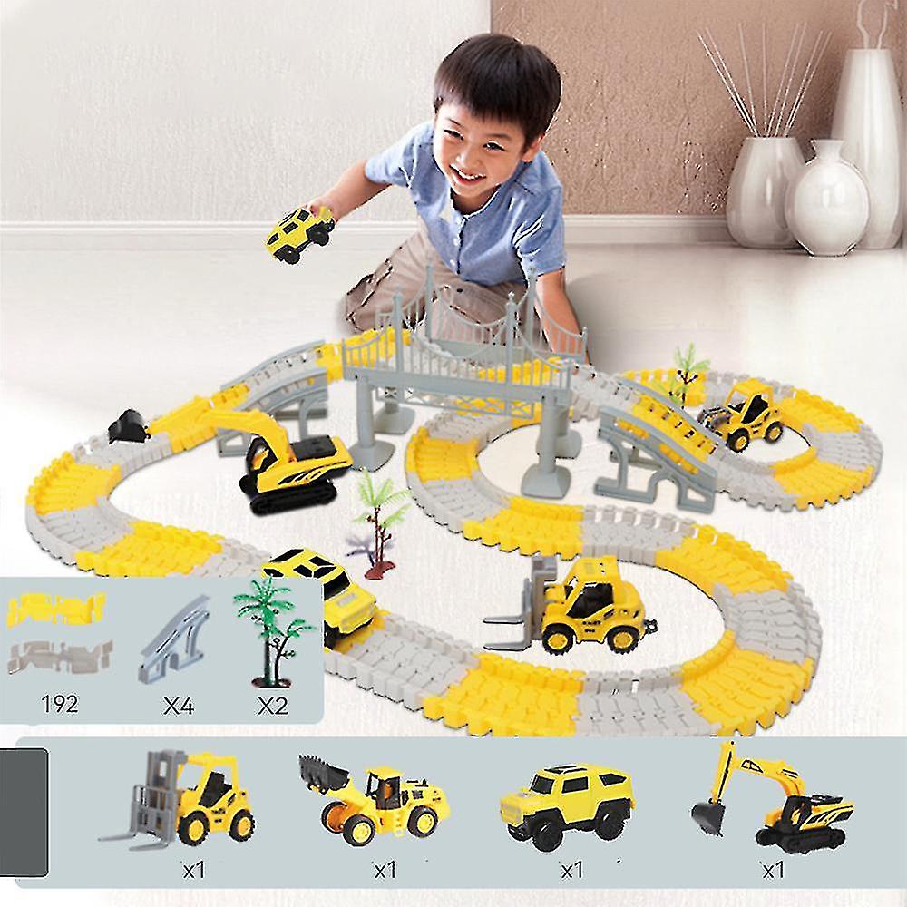 Construct Toys Cars Track Toys Diy Track Toys Set For As 3+ Kids