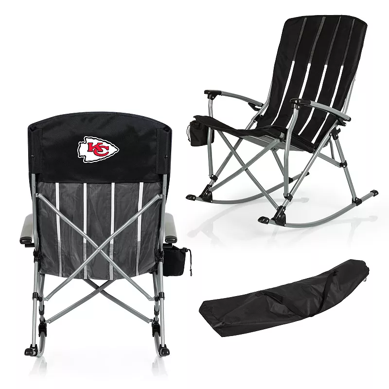 NFL Kansas City Chiefs Outdoor Rocking Camping Chair