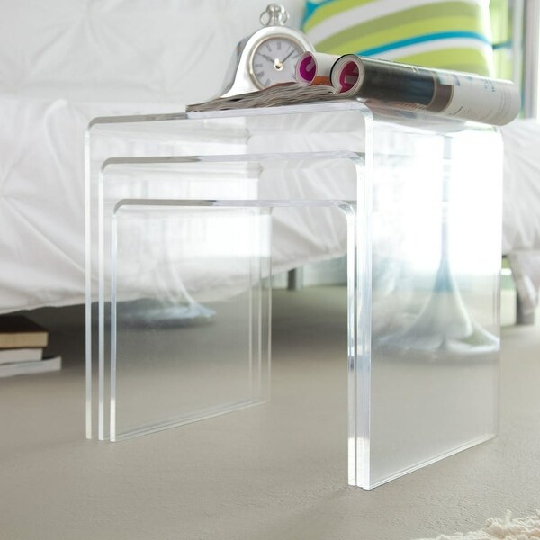 Transparent Acrylic Nesting Tables