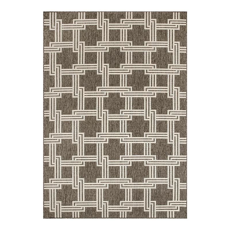 nuLOOM Malaya Greek Trellis Indoor/Outdoor Area Rug