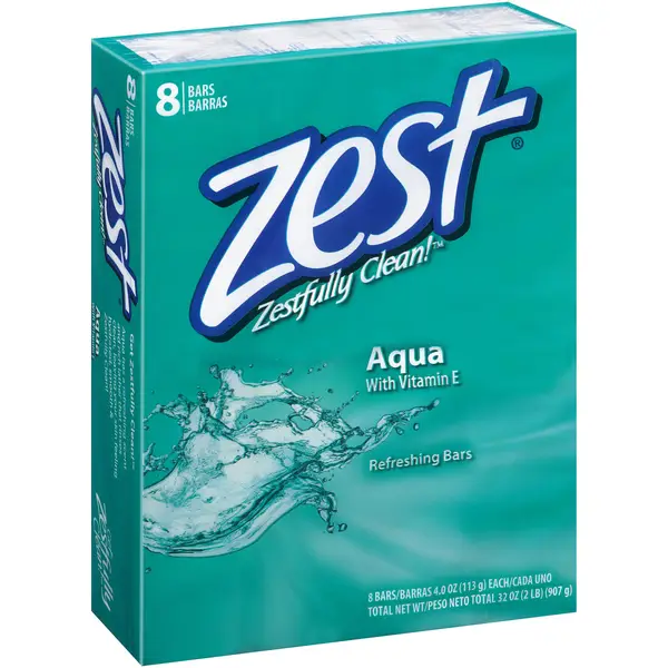 Zest 32 oz 8-Count Aqua Bar Soap