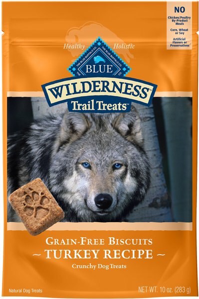 Blue Buffalo Wilderness Trail Treats Grain-Free Turkey Biscuits Dog Treats