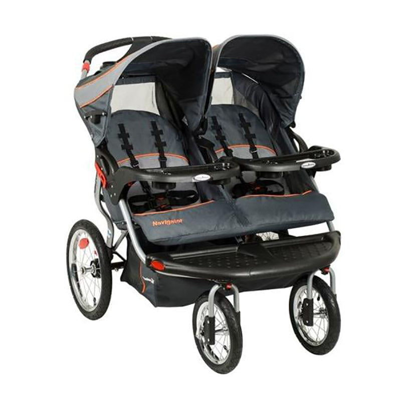 Baby Trend Navigator Double Jogging Stroller, Tropic