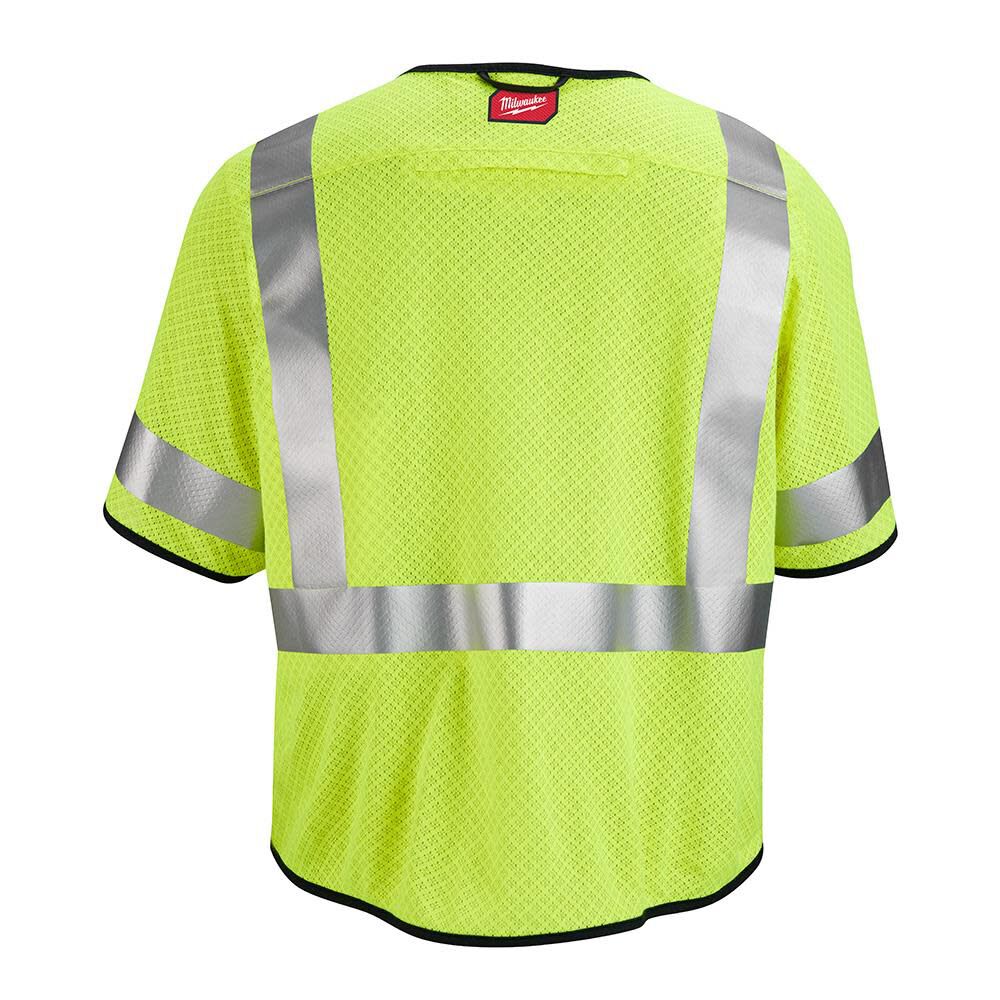 MW High Vis Safety Vest Yellow Class 3 Mesh AR/FR Cat 1 S/M 48-73-5221M910 from MW