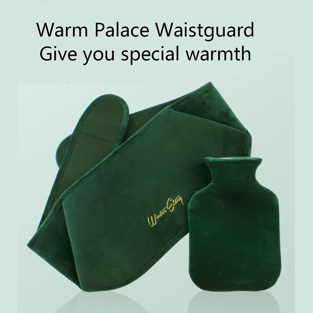 Hot Water Bottle Warm Water Bag Pvc Hot Water Pouch With Soft Plush Hand Waist Warmer Cover Hot Water Bag