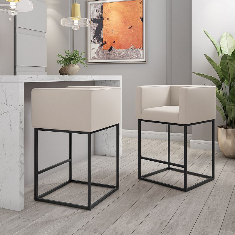 MANHATTAN COMFORT Embassy Counter Stool 2-piece Set