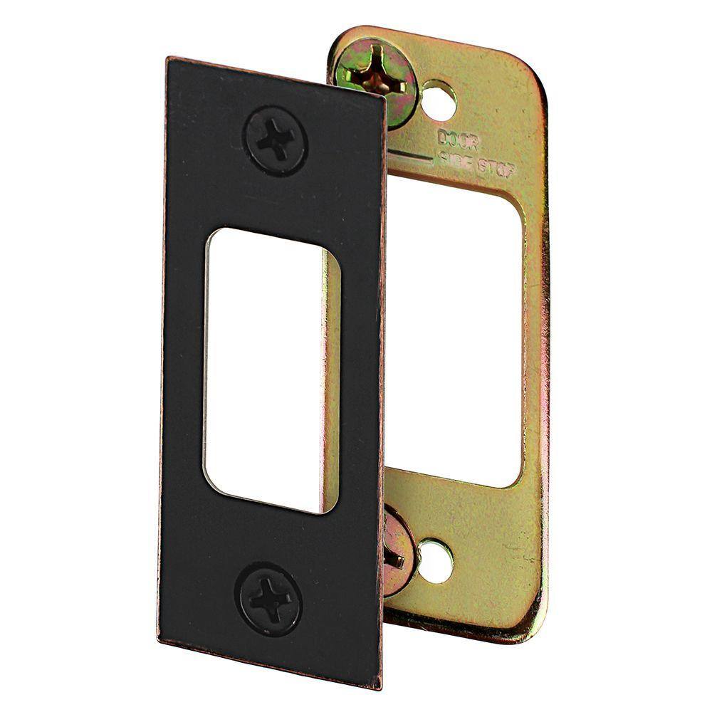 Defiant 2-34 in. Aged Bronze Deadbolt Strike 70122